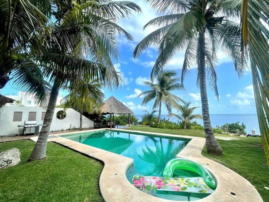 El Meco Beachfront & Private Pool Villa By Casa Paraiso Cancun Bagian luar foto