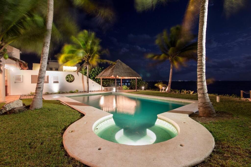 El Meco Beachfront & Private Pool Villa By Casa Paraiso Cancun Bagian luar foto